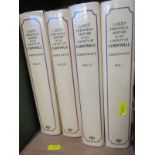 CORNWALL, "Lake's Parochial History of the County of Cornwall" 1974 reprint in 4 volumes with dust