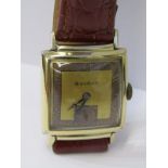 GENTLEMAN'S BULOVA WRIST WATCH, with manual wind movement, appears to be in working condition,