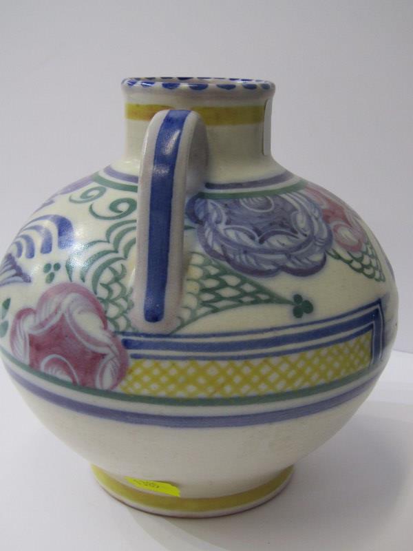 POOLE, "Bluebird" pattern twin handled spherical 7" vase, impressed 'Carter Stabler & Adams base - Image 4 of 6