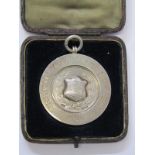 SILVER GOLFING MEDALLION, Berkhamsted golf club 1913 winners medal, makers V & S Birmingham HM, 67