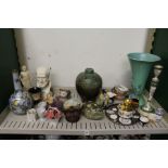 Decorative china to include vases etc.