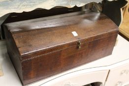 An oak dome top trunk.