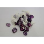 Kunzite gem stones.