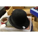 A bowler hat.