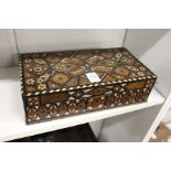 An eastern inlaid box.