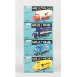 A SET OF FOUR CORGI GOLDEN OLDIES DELIVERY VANS, Weetabix, Lyons,Ever Ready and Spratts. RRP: £20