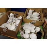 A quantity of Spode and other tea and coffee services etc.