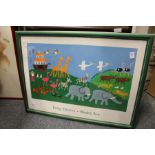 Lucy Cousins 'Noah's Ark' colour print.