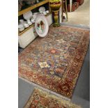 A good modern Persian type carpet with abstract decoration.