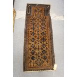 A small Persian prayer rug / runner.