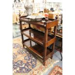 A good mahogany three tier buffet in the Victorian style.