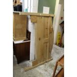 A 5ft pine headbord,