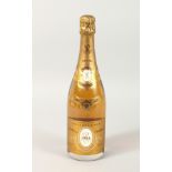 A bottle of Louis Roederer Cristal Champagne 1994.