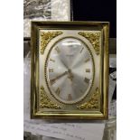 A Swiza mantle clock.