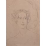 After Sir Thomas Lawrence, 'the Countess of Wilton', and a later copy of Saxtons map of Kent,