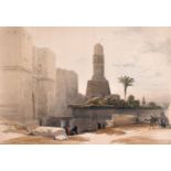 After David Roberts (1796-1964) British, Two holy land lithographs and a collection of prints by