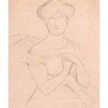 Attributed to Dame Ethel Walker, N.E.A.C., A.R.A., R.B.A., R.P. (1861-1951) British, Study for a