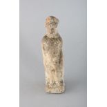 A ROMAN ANTIQUITY, a standing female figure. 4.5ins long.