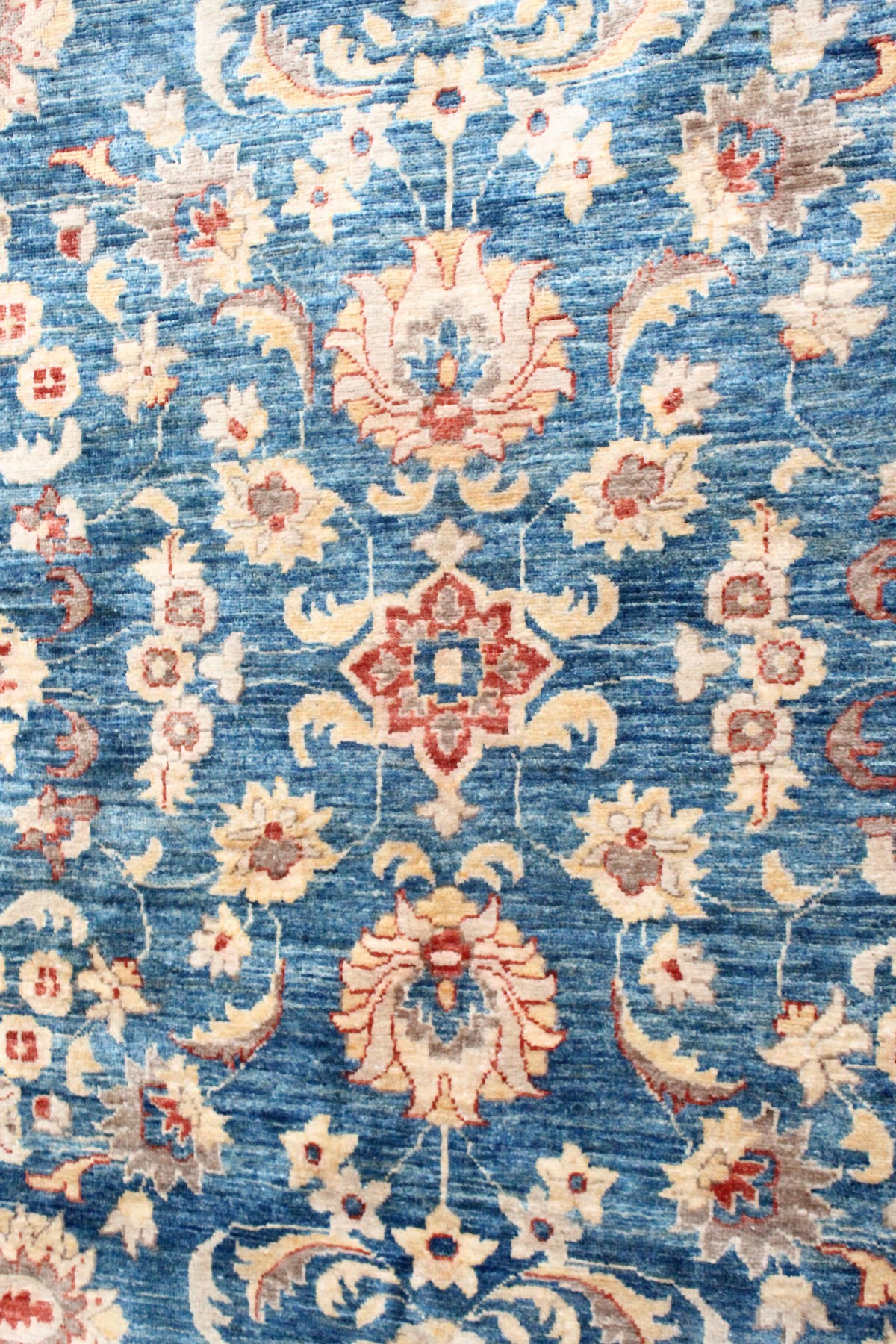 A ZIEGLER CARPET, 20th century, pale blue ground with stylised palmettes and floral decoration - Image 3 of 5