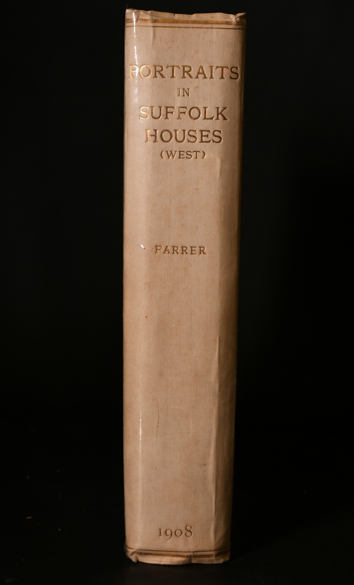 'PORTRAITS IN SUFFOLK HOUSES (WEST)'. By Rev. Edmund Farrer, F.S.A. Published by Bernard Quaritch