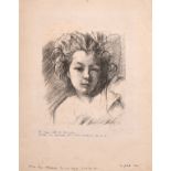 Albert de Belleroche (1864-1944) 'La Petite Lisle', Lithograph, signed in pencil and extensively