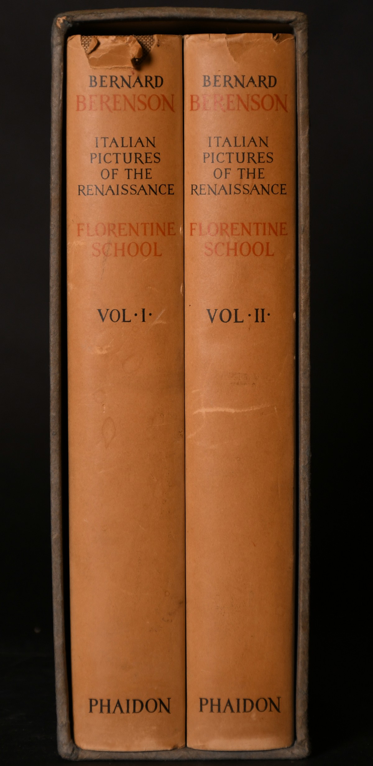 'ITALIAN PICTURES OF THE RENAISSANCE - FLORENCE SCHOOL'. Vols. 1-2. By Bernard Berenson. Published - Image 2 of 2