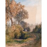 William Callow (1812-1908) British, 'Love Lane, Great Missenden', watercolour, signed and dated '