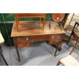 A 19th century mahogany side table.