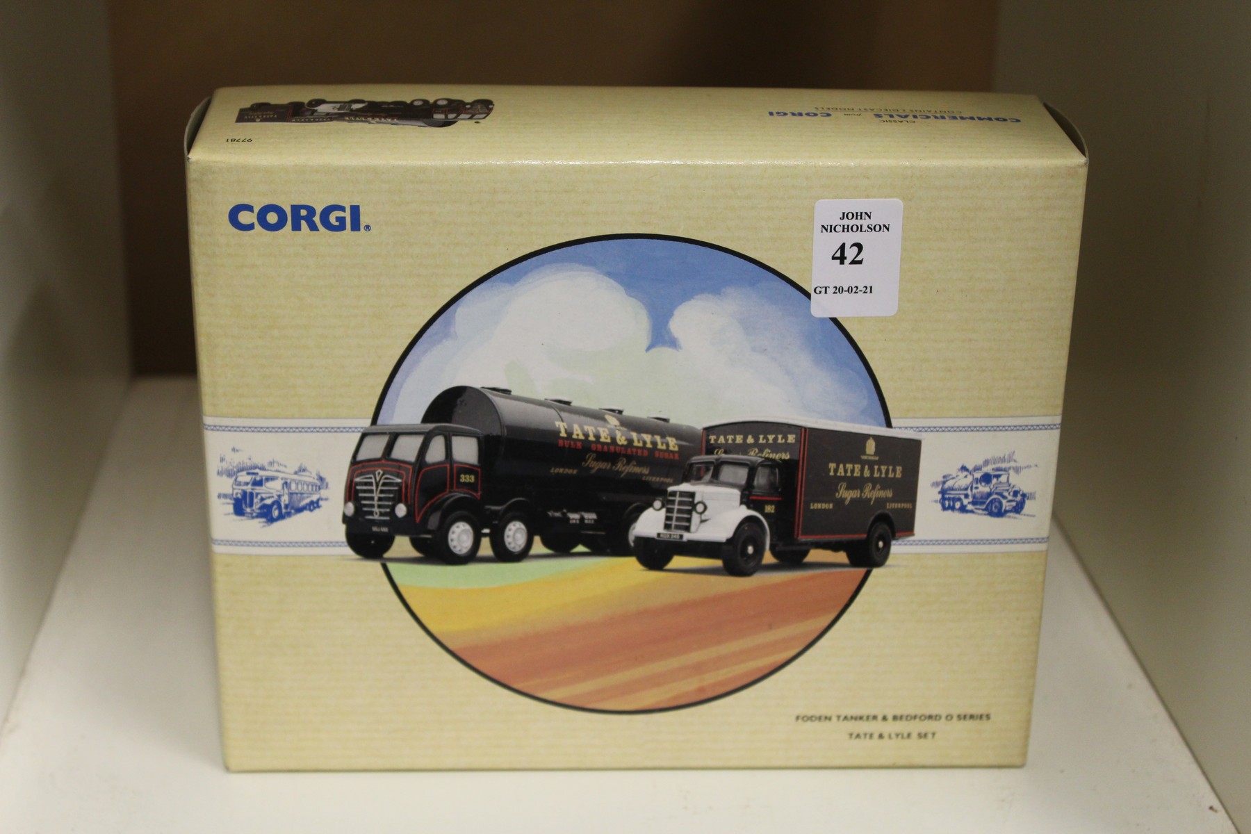 A Corgi Tate & Lyle tanker and lorry set.