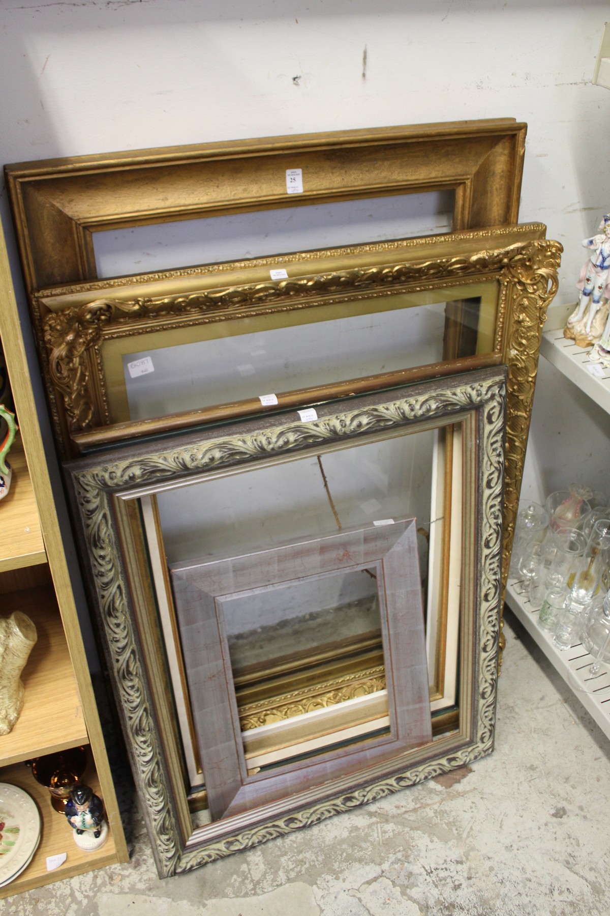 Various picture frames.