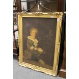 Pears "Bubbles" oleograph in a gilt frame.