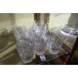 Twelve Waterford Colleen small tumblers, 9cms high.
