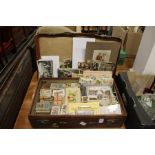 A good collection of photographs, cigarette cards and other ephemera.