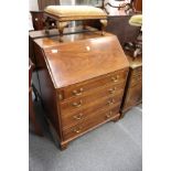 A good George III design mahogany bureau.