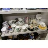 A quantity of decorative china.