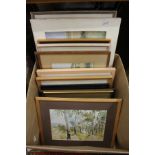 A quantity of paintings, prints etc.