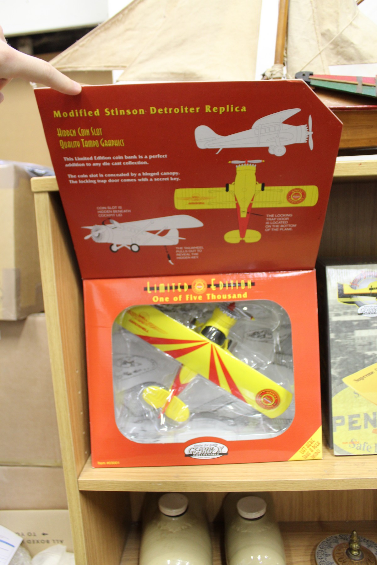 A boxed limited edition diecast advertising aeroplane. - Image 2 of 2