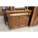 A Victorian mahogany chiffonier.