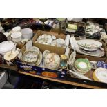 A large quantity of decorative and household china.