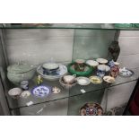 A quantity of oriental ceramics.