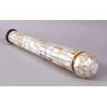 A GOOD TURKISH OTTOMAN INLAID MOTHER OF PEARL FOUR PART PEN BOX, with finely carved and inlaid