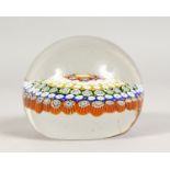 A LARGE MILLEFIORI PAPERWEIGHT. 3.25ins diameter.