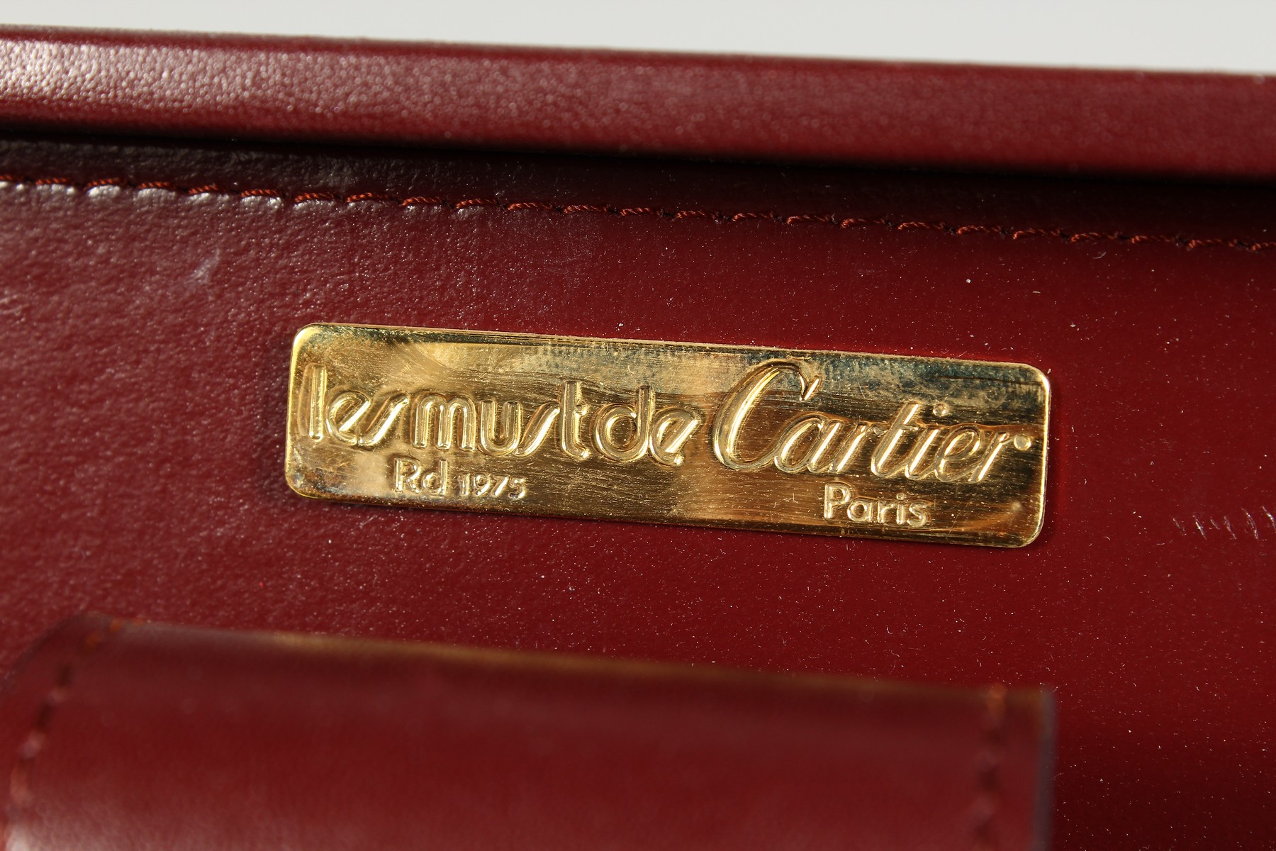 A VERY GOOD CARTIER MAROON BRIEFCASE. - Image 5 of 5