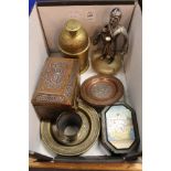 Eastern metalware and other items.