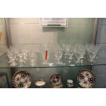 A quantity of Stuart and other good cut glassware.