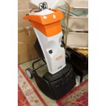 A Stihl GHE 105 electric garden shredder, appears little used.