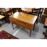 A 19th century mahogany Pembroke table.