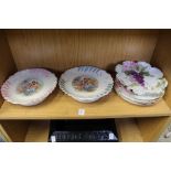 A pair of musical porcelain comports etc.