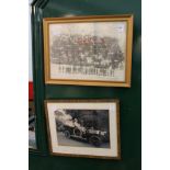 An unusual military photograph taken in Cairo 1919 together with another photograph.