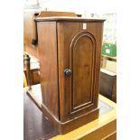 A Victorian mahogany pot cupboard.